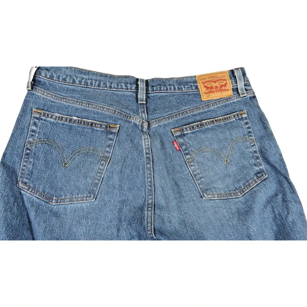 Levis 501 Original Fit Jeans Men 32x30 Button Fly Blue Denim Classic Straight